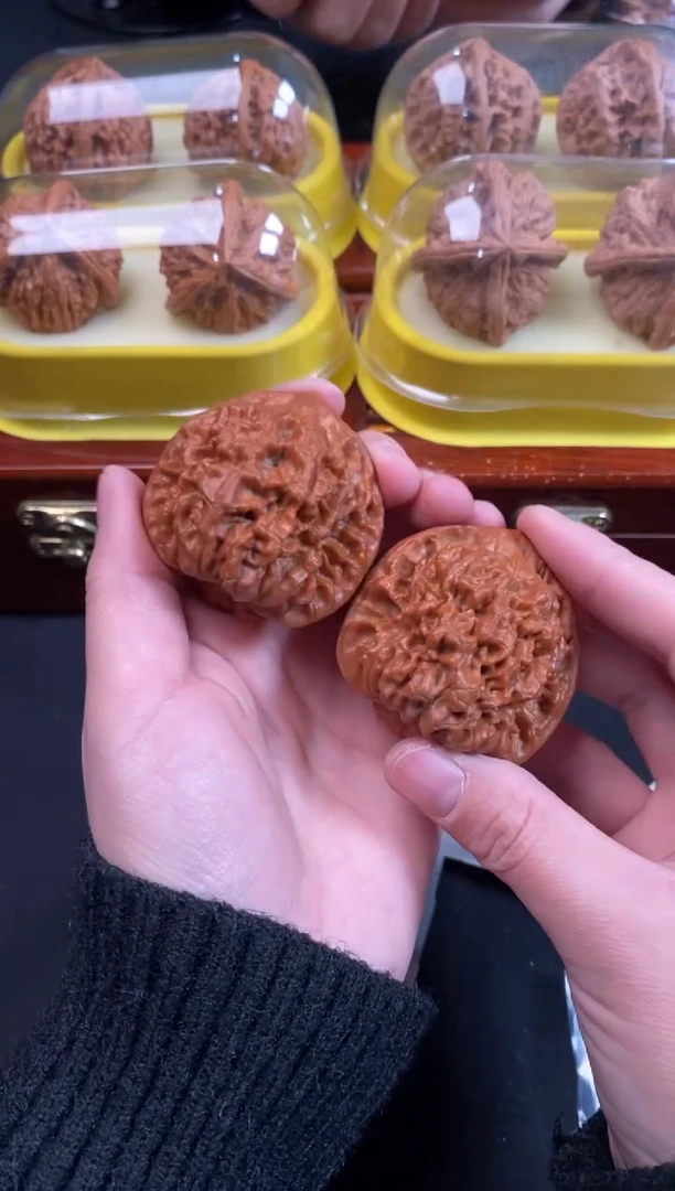 把件文玩核桃官帽46尺A679