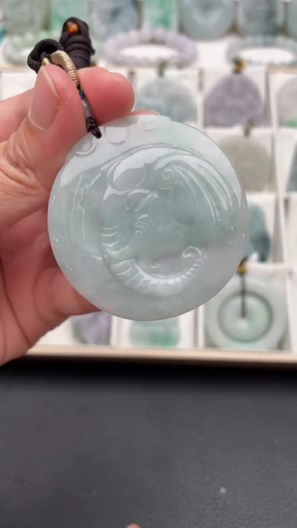 颈饰未镶嵌翡翠天然缅甸翡翠A货51