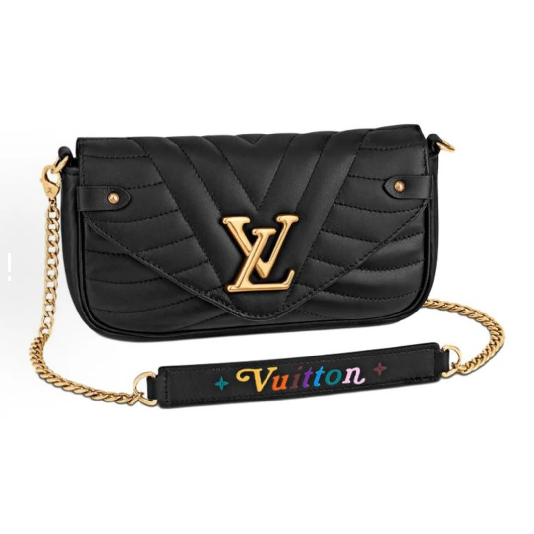 95新 LouisVuitton/路易威登 思斯专属 黑金 woc单肩包 THWY181