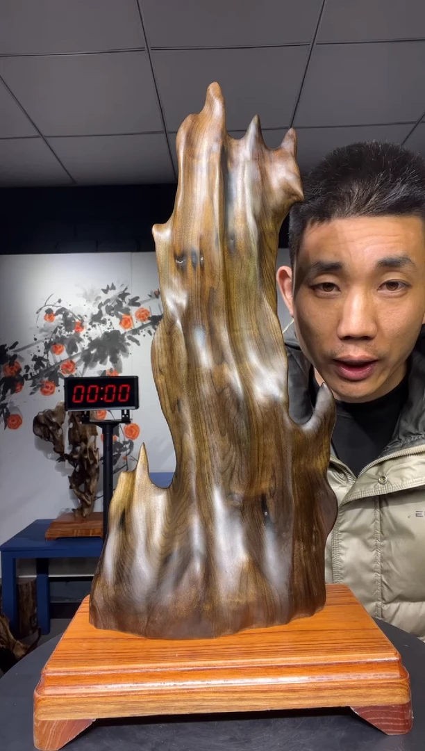 【闪购商品】金丝楠木雕金丝楠木工艺品摆件