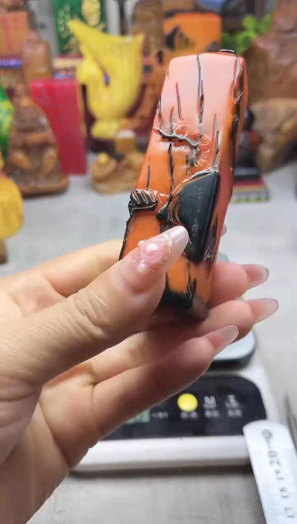 寿山石印石纯天然石料（一单一个随机发）