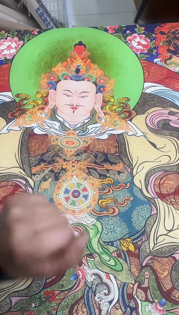 卷轴画精品挂饰 唐卡tk16025