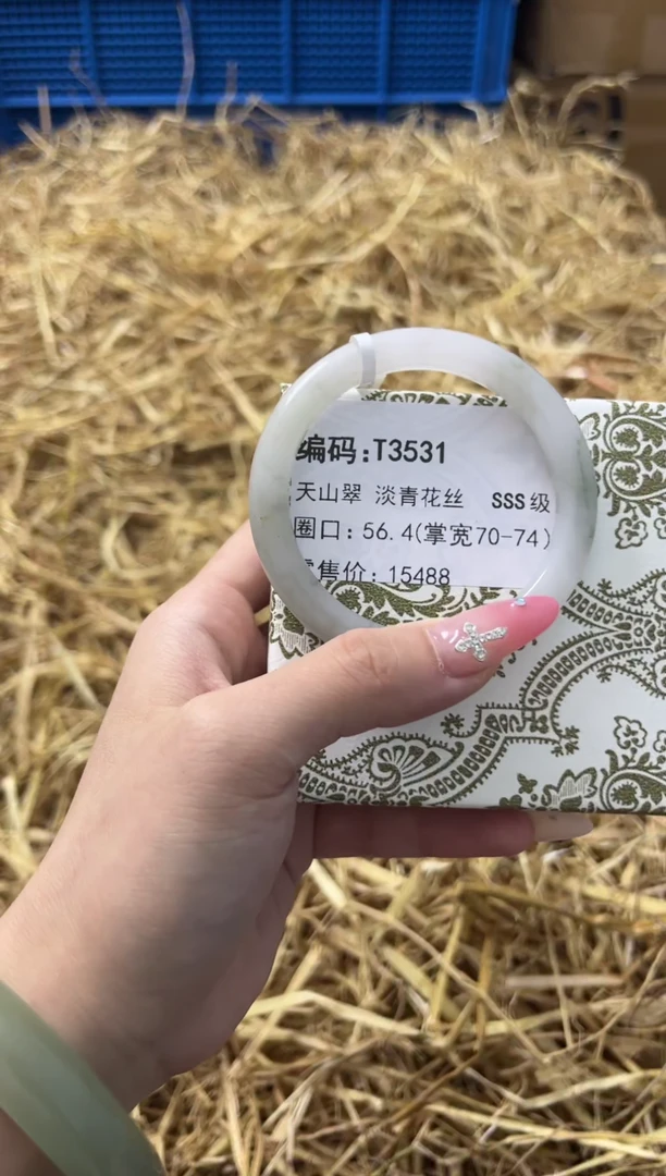 未镶嵌手镯石英质玉T3531