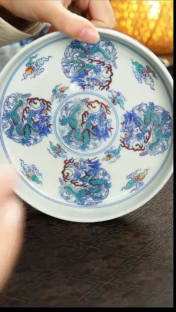 陶瓷一吖陶瓷九龙壶承