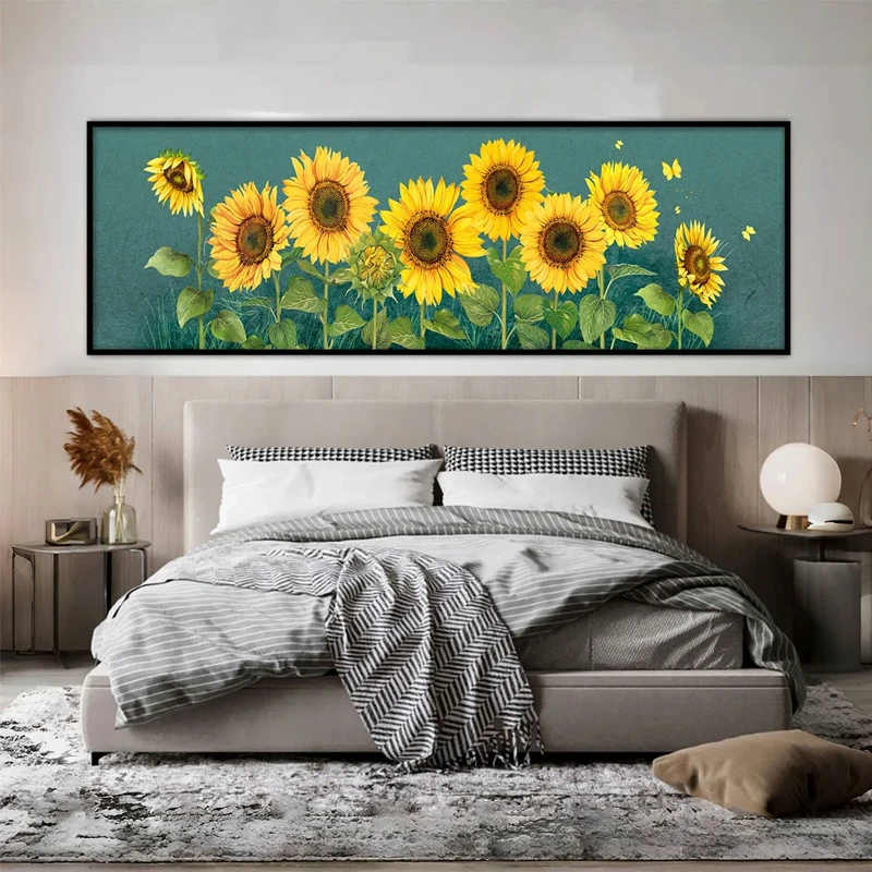 新款主卧床头装饰画现代简约卧室沙发客厅背景墙贴画酒店民宿壁画