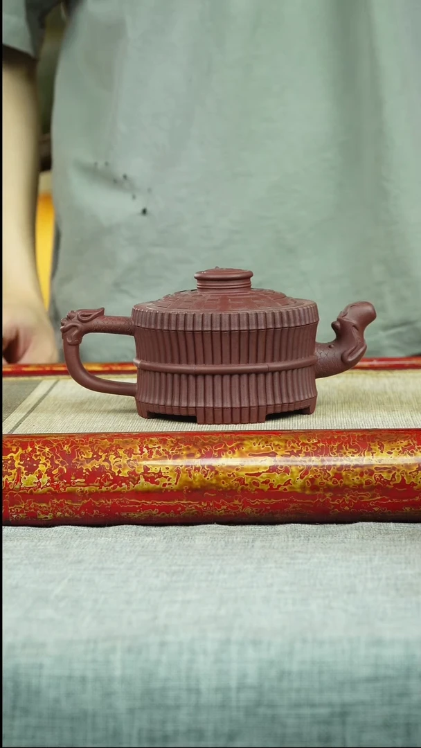 茶壶紫砂龙头八卦一捆竹 魏茸茸制