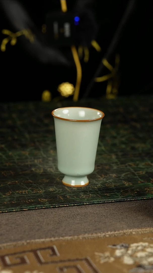 善窑厂汝窑天青闻香杯