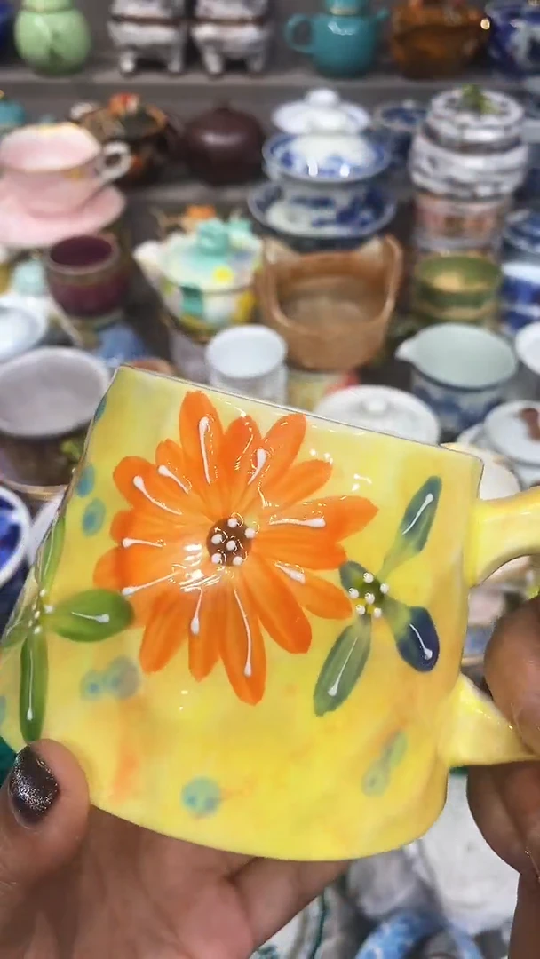 【闪购商品】闪购名称 濑户烧浮雕马克杯