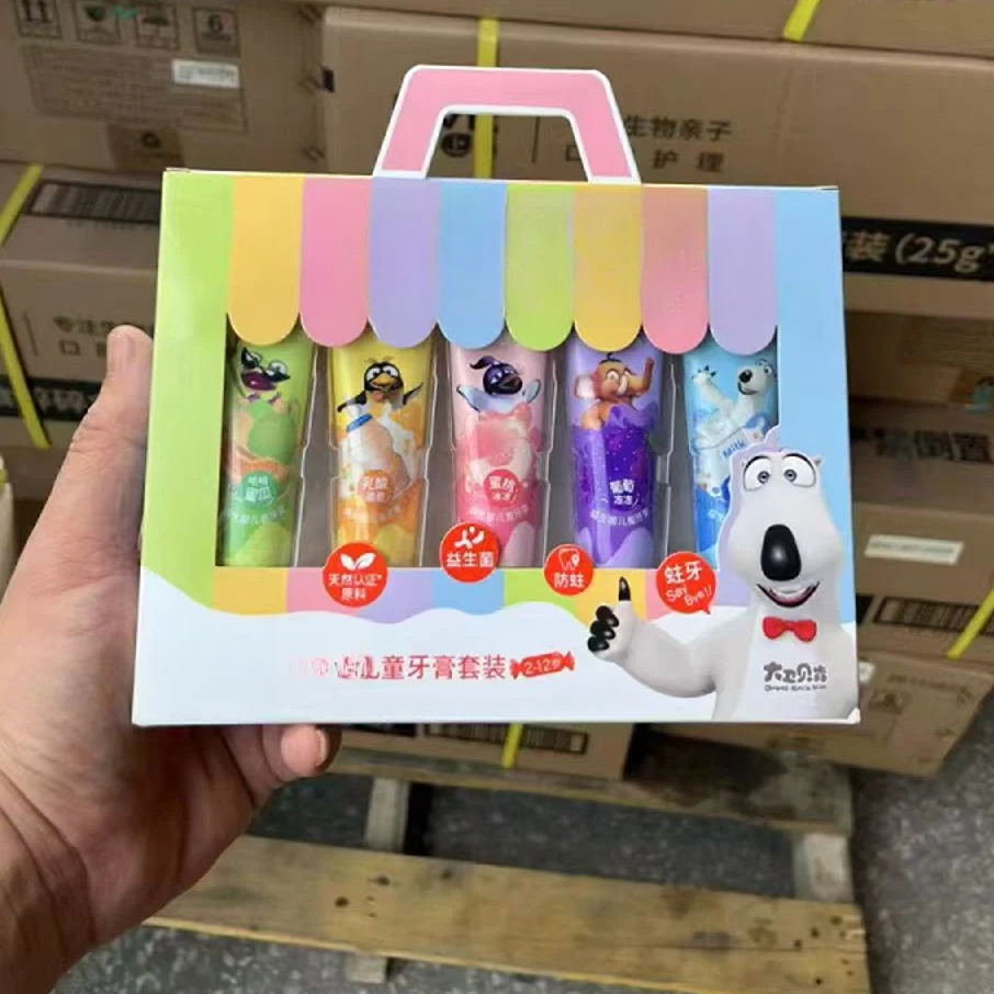 6904   儿童牙膏套装 混合味道