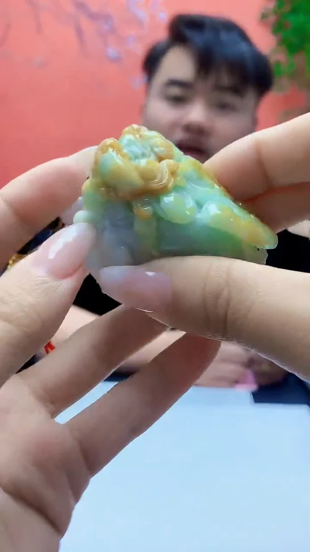 未镶嵌定制翡翠5060ty-毛货挂件205