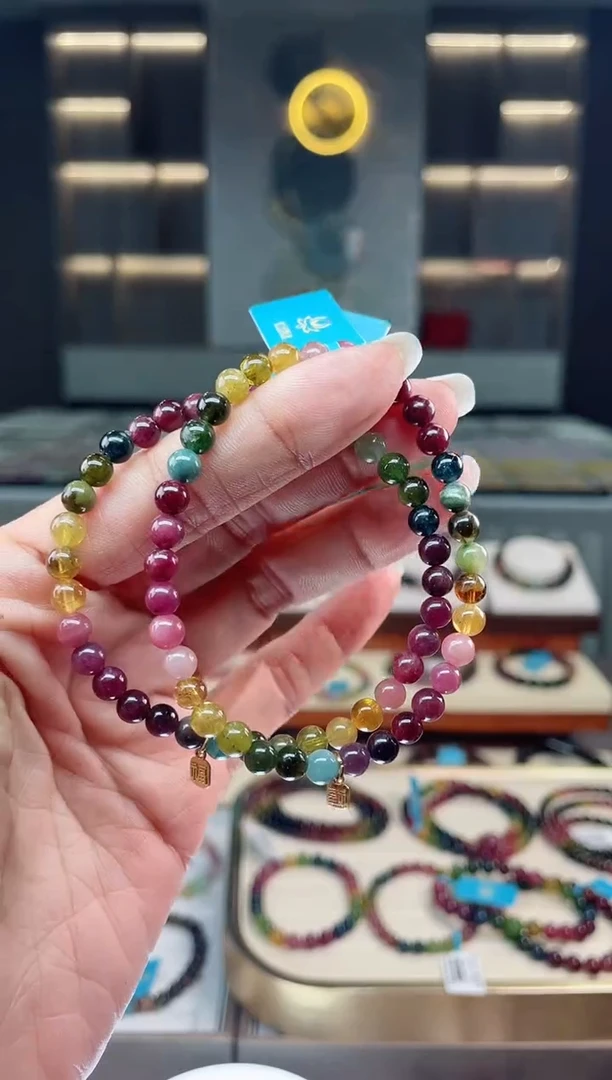 【闪购商品】碧玺单圈手串未镶嵌（多样性发一条）Q