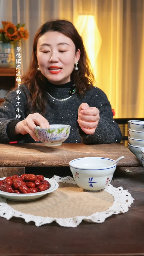 【闪购商品】碗福利  高温釉下彩手工手绘