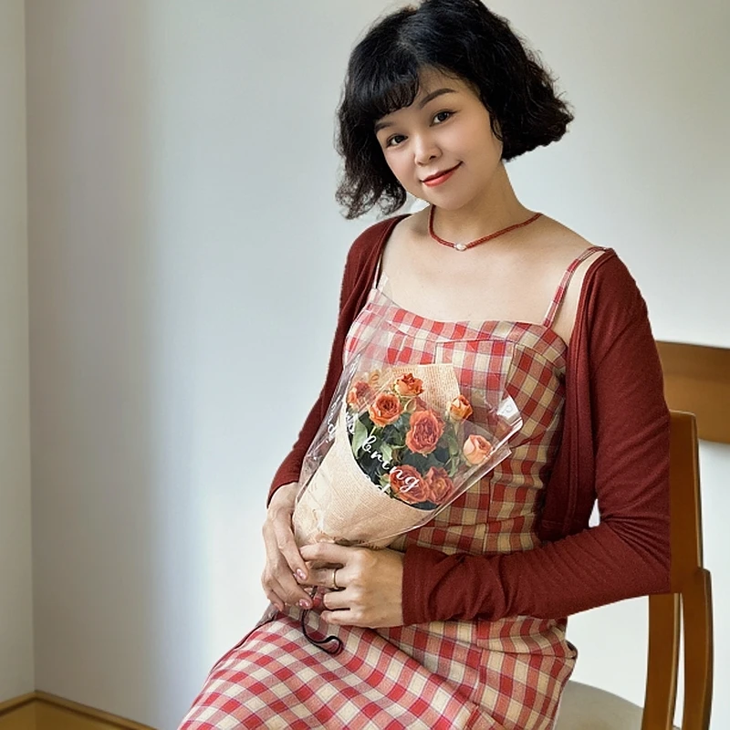 (复古港风)法式时尚格子夏季收腰显瘦高品质吊带裙女装连衣裙
