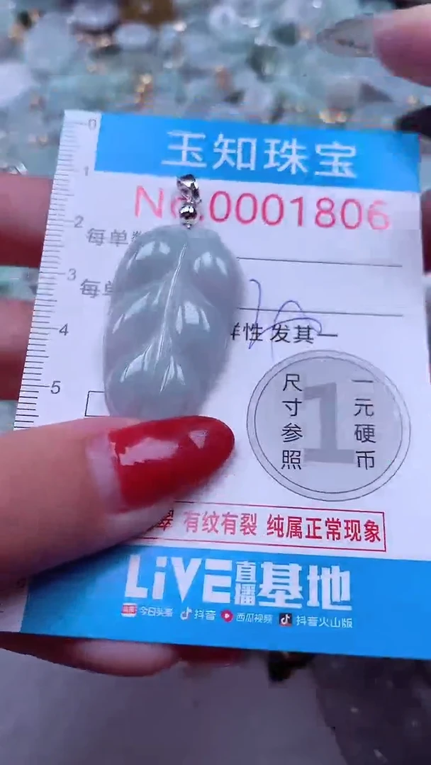 吊坠(不含链)未镶嵌翡翠1806