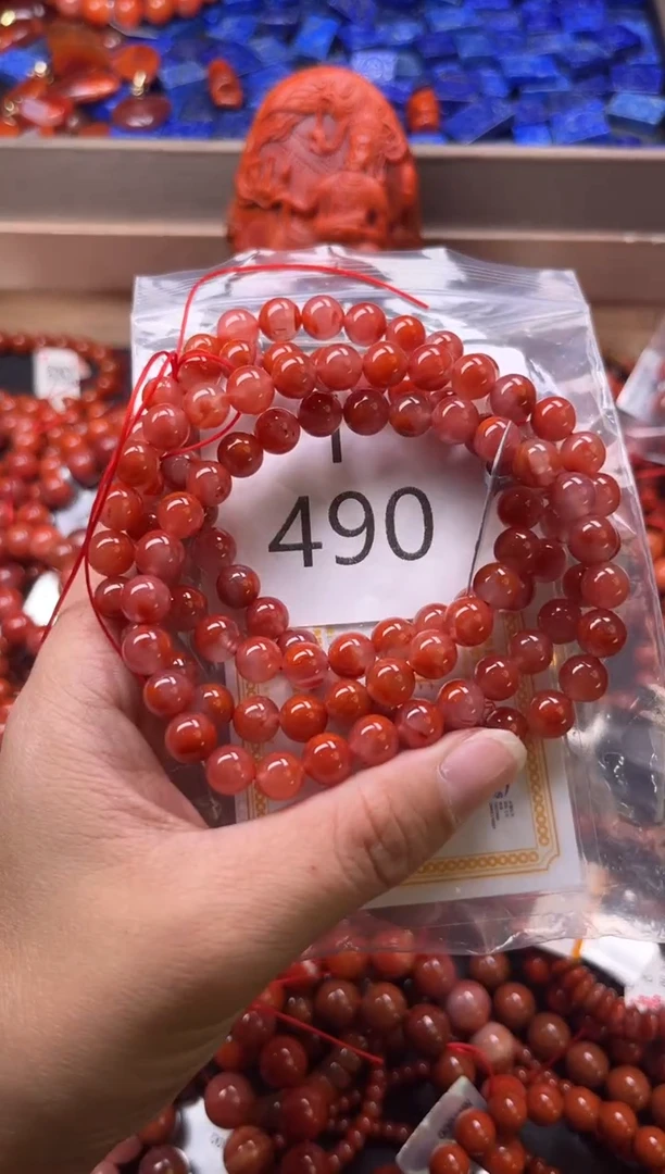 未镶嵌南红玛瑙珠宝奇石I490-7