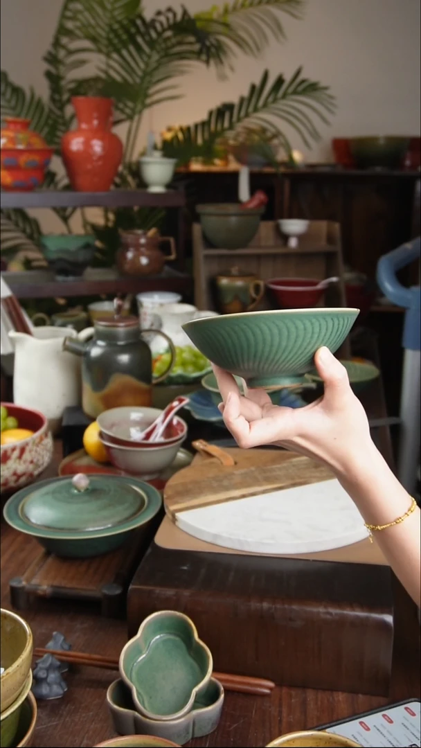 碗景德镇手工高温餐具1034