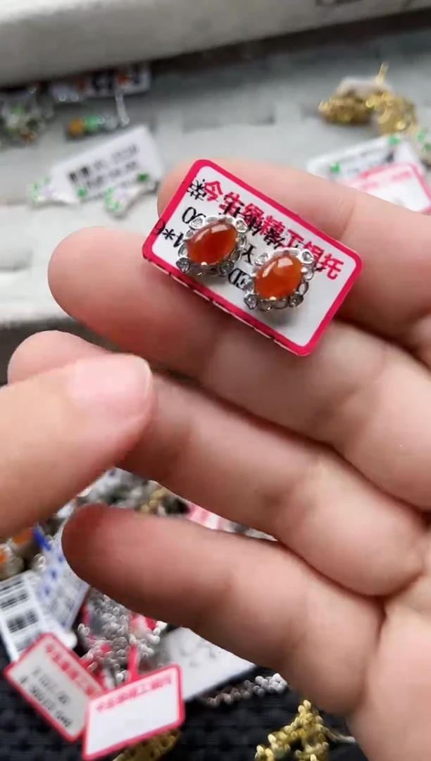 【闪购商品】翡翠戒指银S925镶嵌3333333-5