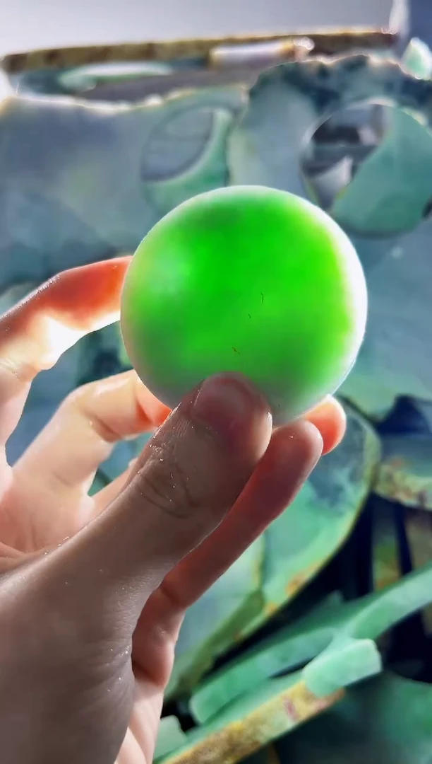 裸石翡翠缅甸翡翠A货文3347