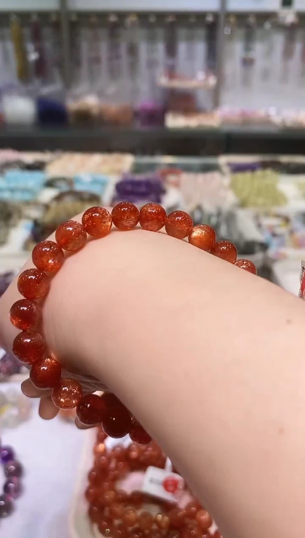 未镶嵌手链长石多样性发其一金太阳8+