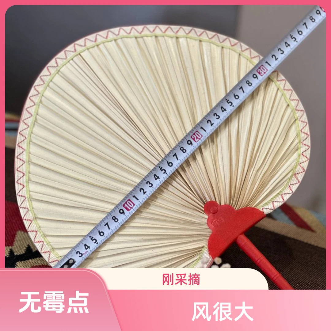 手摇夏天蒲草粽叶芭蕉扇老式大夏季用舞蹈扇子跳舞专用干花定制