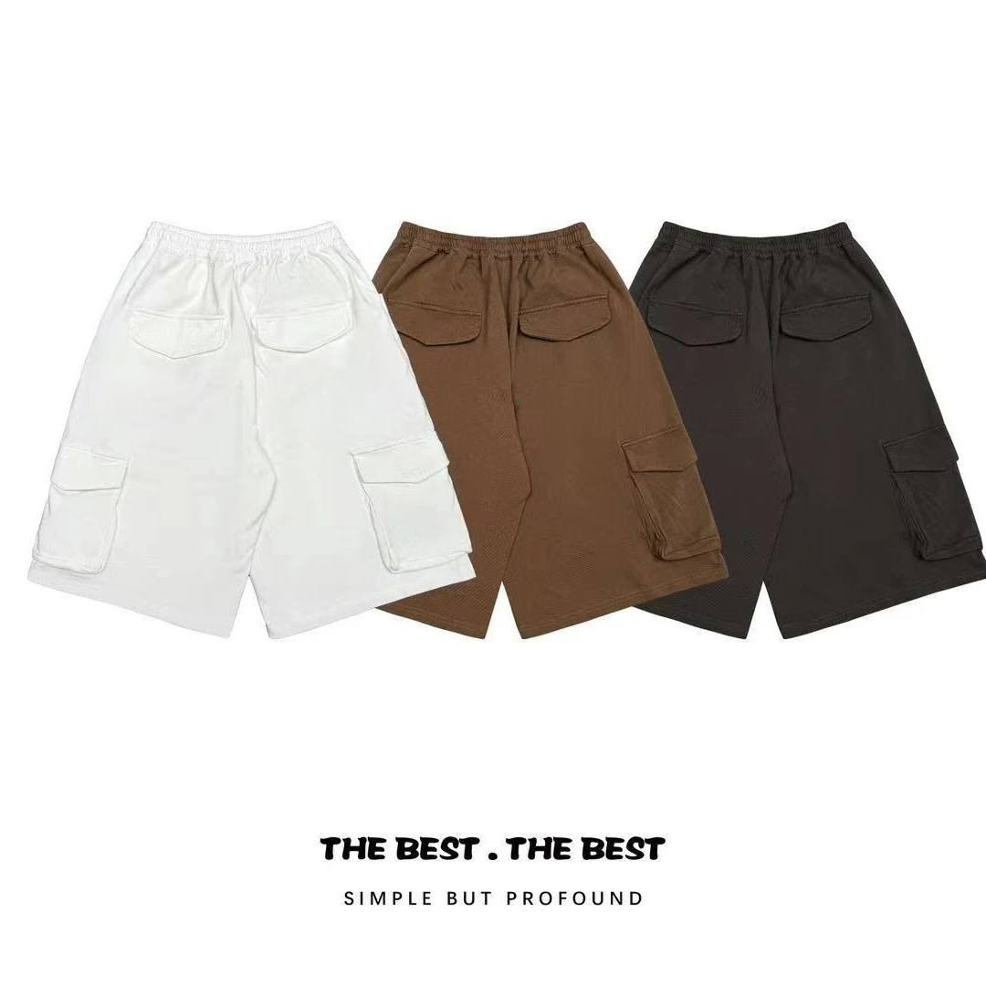 AIMEEWQ [巴黎风]工装口袋抽绳短裤0618