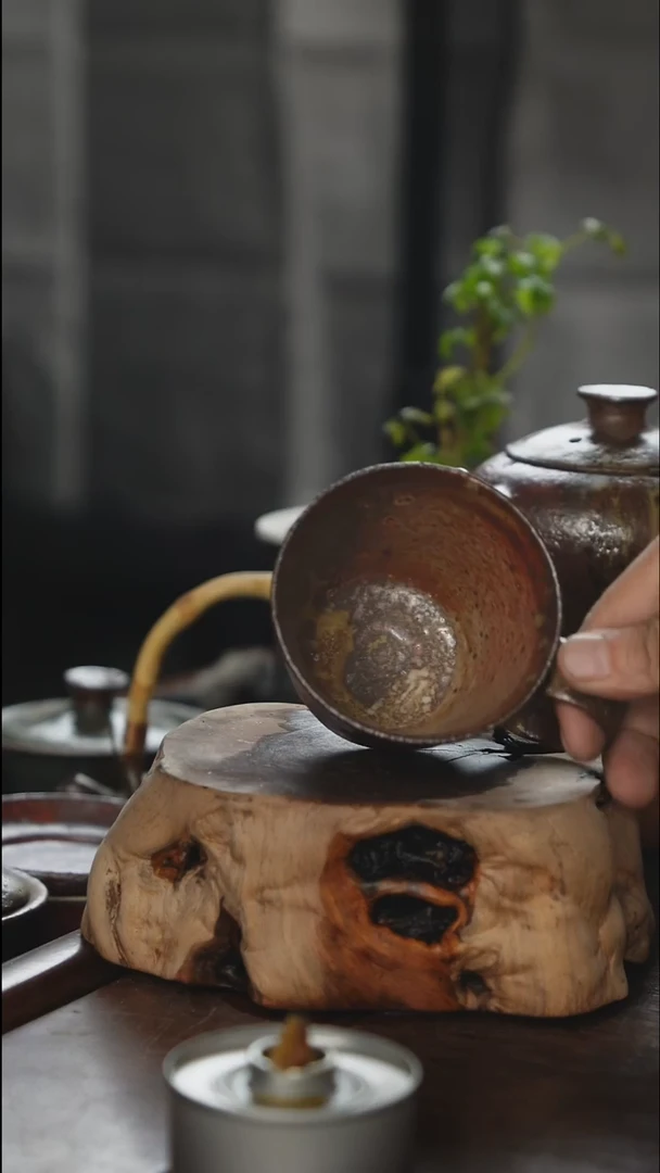 紫砂全手工正把斗笠杯