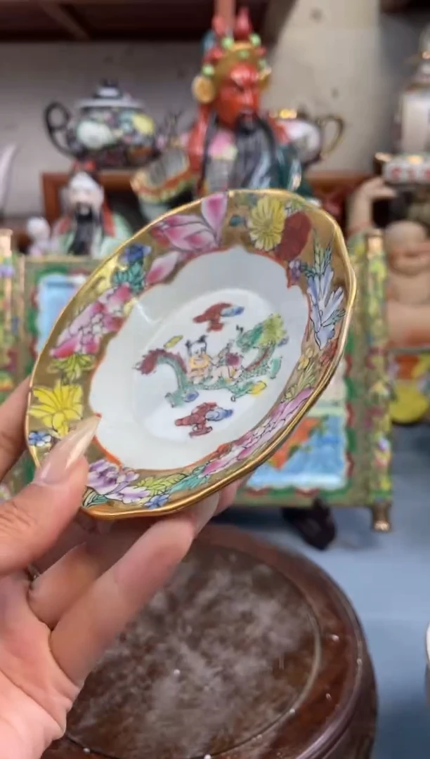 瓷片微瑕慎拍景德镇窑老厂瓷器单件