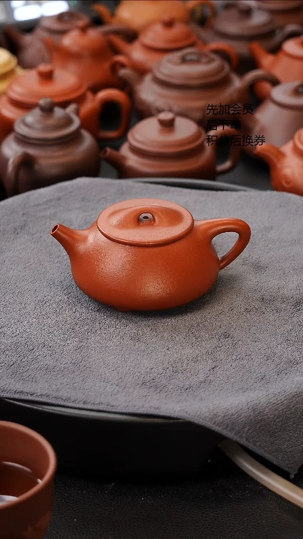 茶壶紫砂微瑕 景舟石瓢 180C 原矿小煤窑朱泥生砂生料