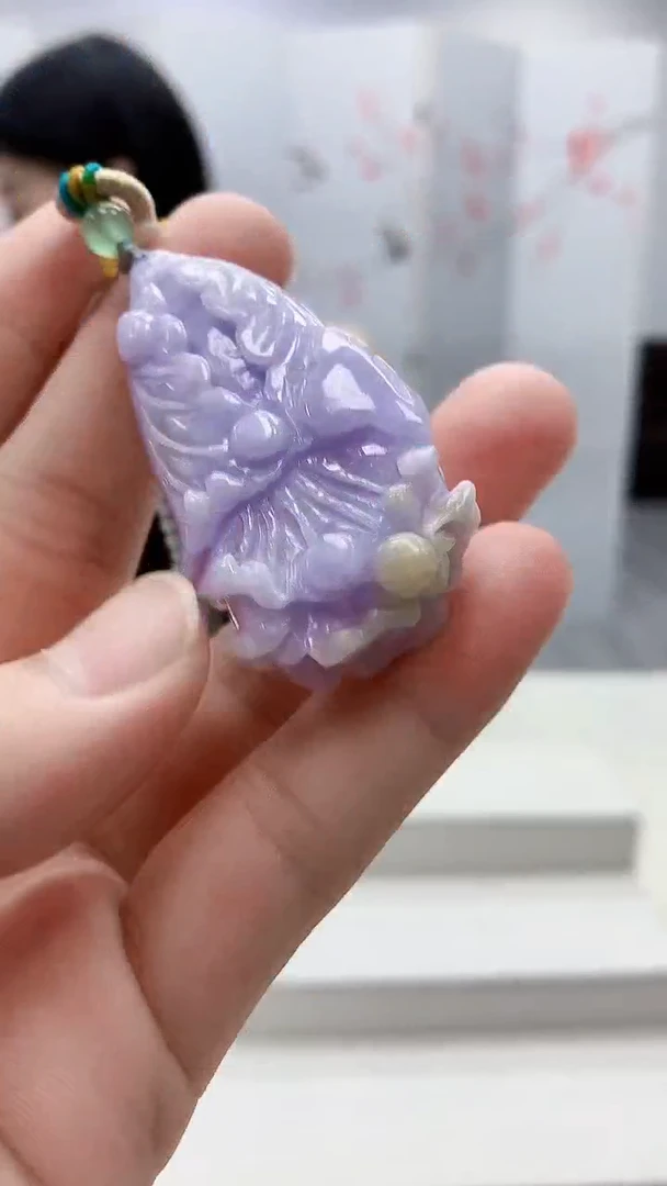 未镶嵌定制翡翠4812bb-毛货挂件44