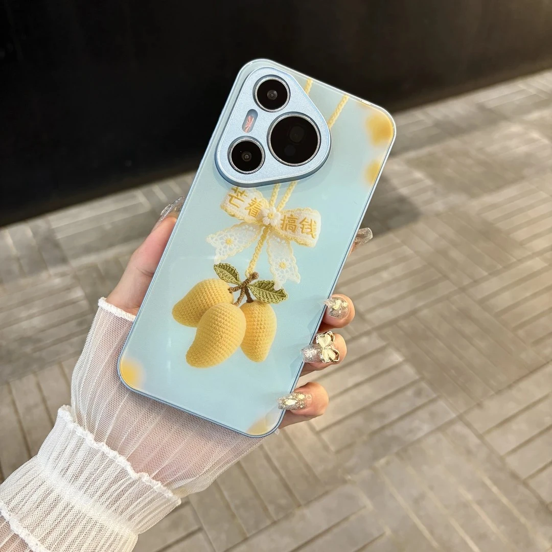 适用手机壳16pro新款华为pura70苹果13vivo时尚oppo全包防摔套