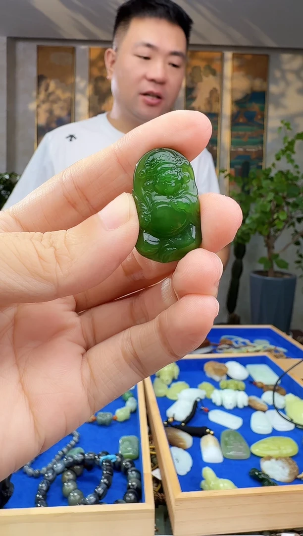 未镶嵌和田玉挂件拍一发一