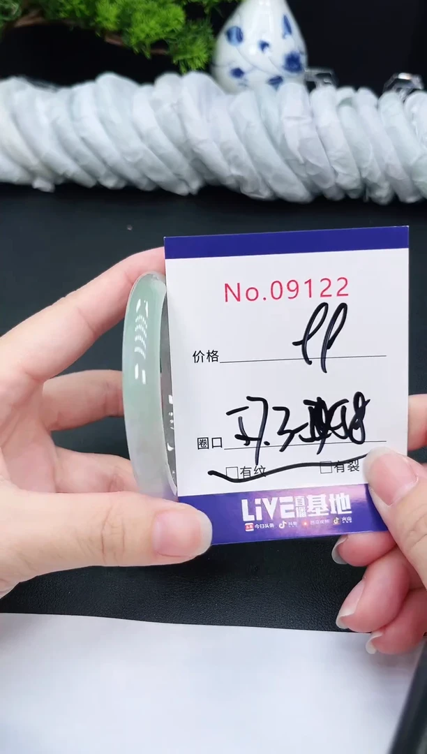 未镶嵌手镯翡翠9122