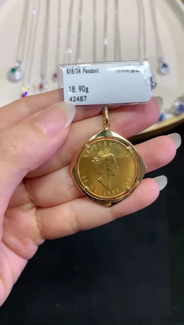 【闪购商品】18K金吊坠(不含链)A760|21800