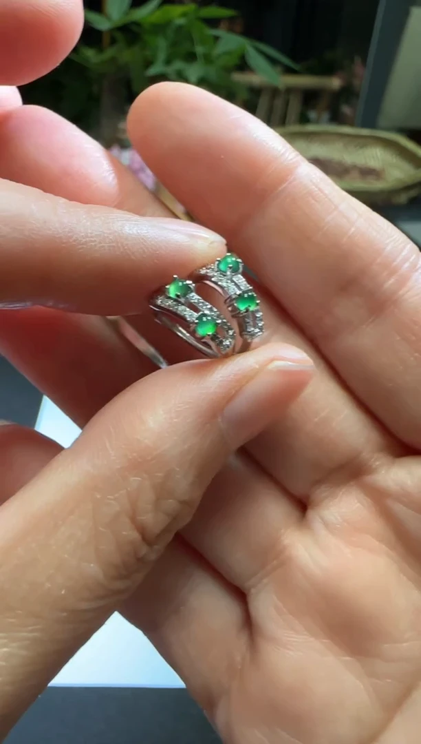 颈饰银S925镶嵌翡翠00005217