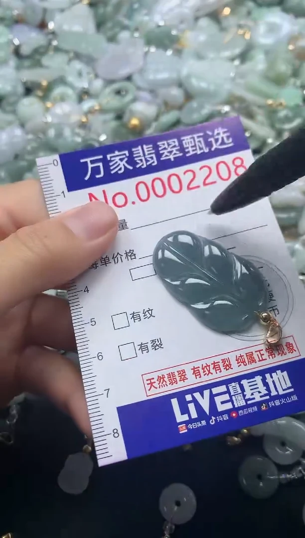 吊坠(不含链)未镶嵌翡翠2208