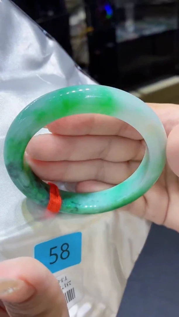 未镶嵌手镯翡翠翡翠手镯58