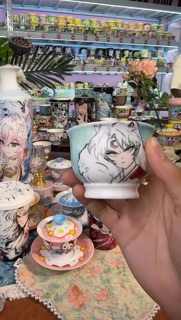 高温釉下彩动漫手绘