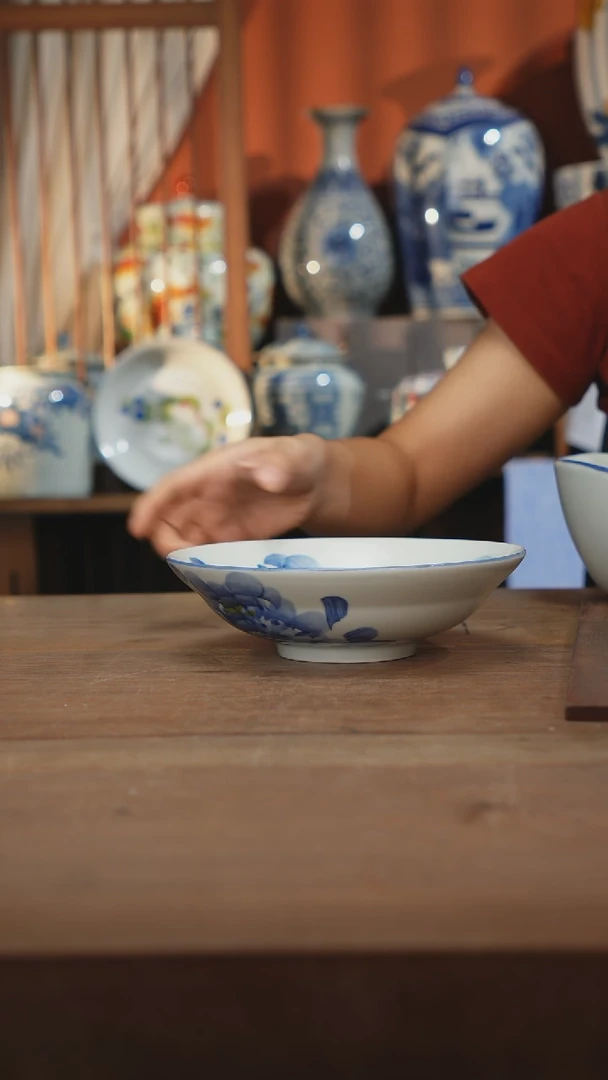 瓷片景德镇设计师釉下手绘陶瓷餐具