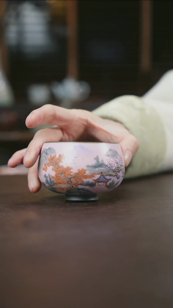 【闪购商品】杯景德镇陶瓷杯碗柴烧多人