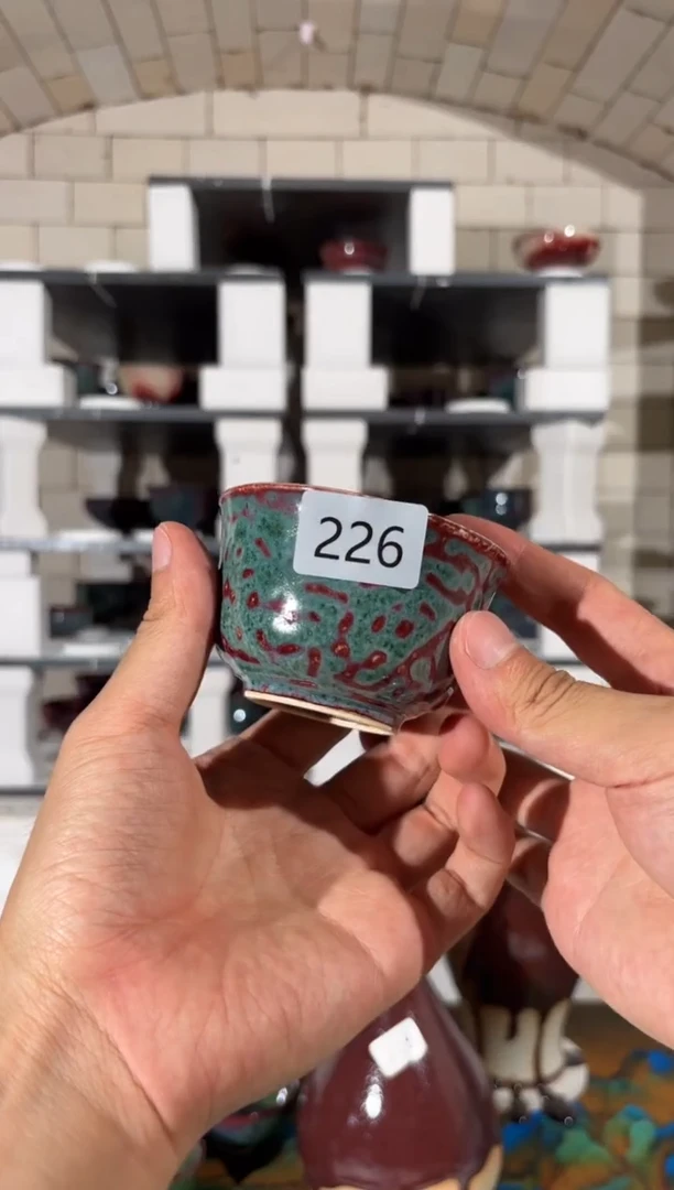 摆件精品窑变钧瓷茶器