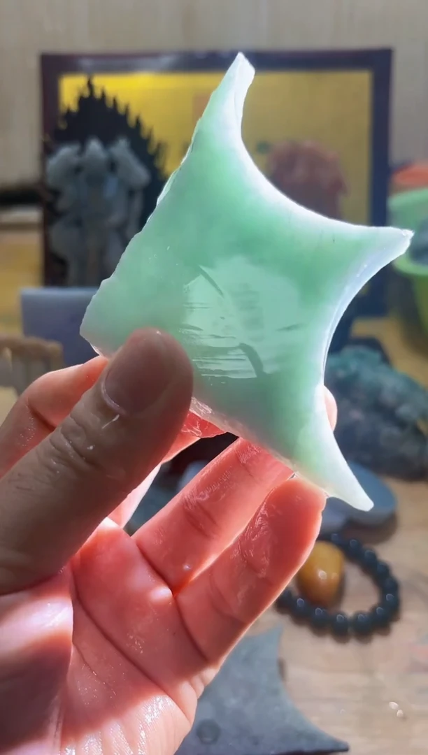 未镶嵌挂件翡翠A货常星5985