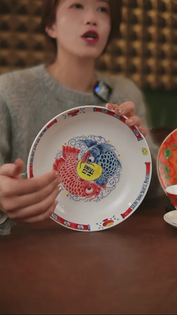 【闪购商品】景德镇拙明院高温釉下 窝盘（福利）