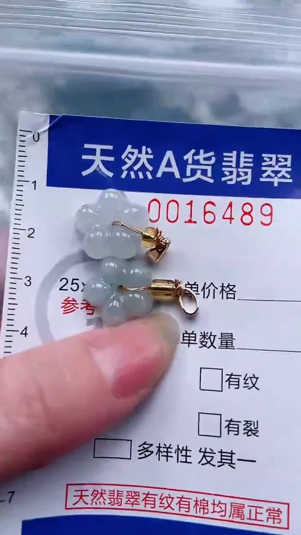 翡翠未镶嵌吊坠(不含链)1