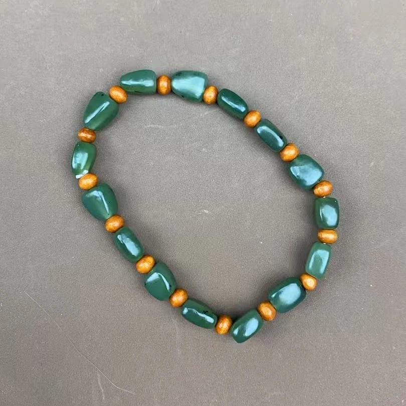 和田玉碧玉手串【新人福利】