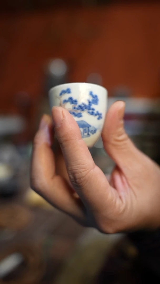 【闪购商品】原创手作青花小杯
