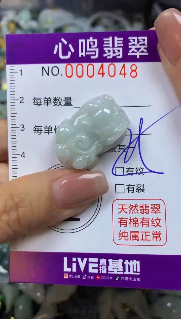 翡翠未镶嵌颈饰闪购004048