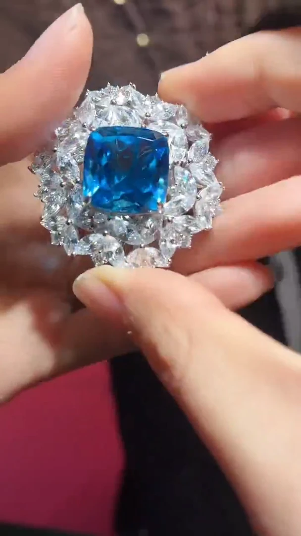 银S925镶嵌托帕石其他（扎德严选）