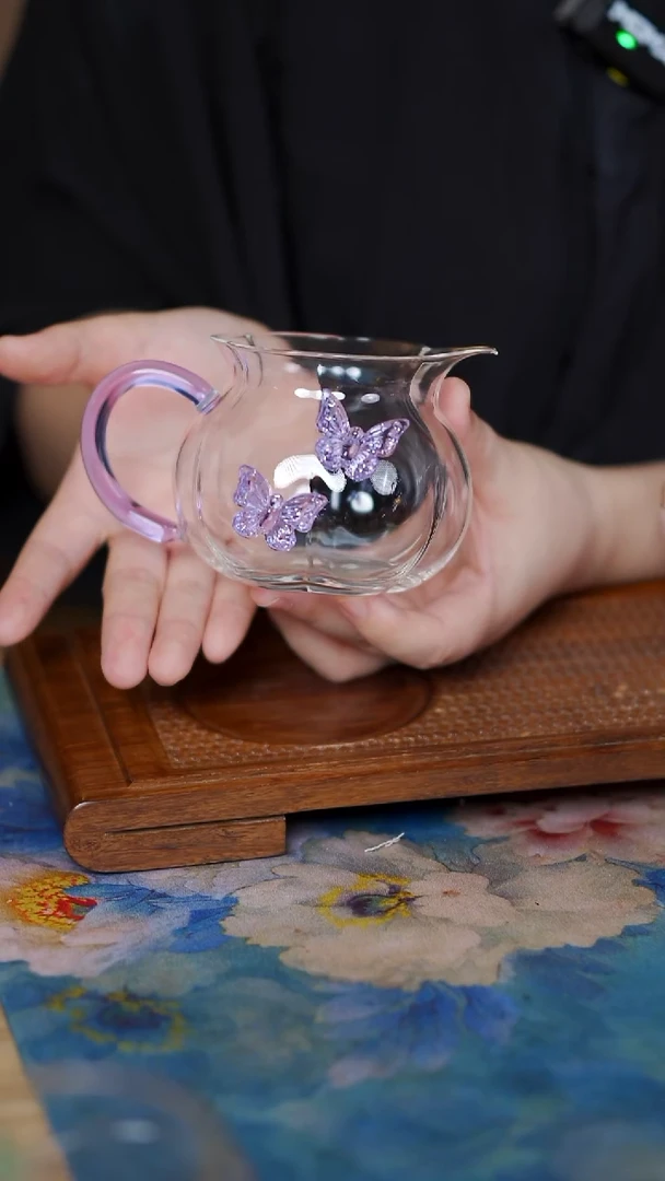 紫色 蝴蝶 纳福公杯