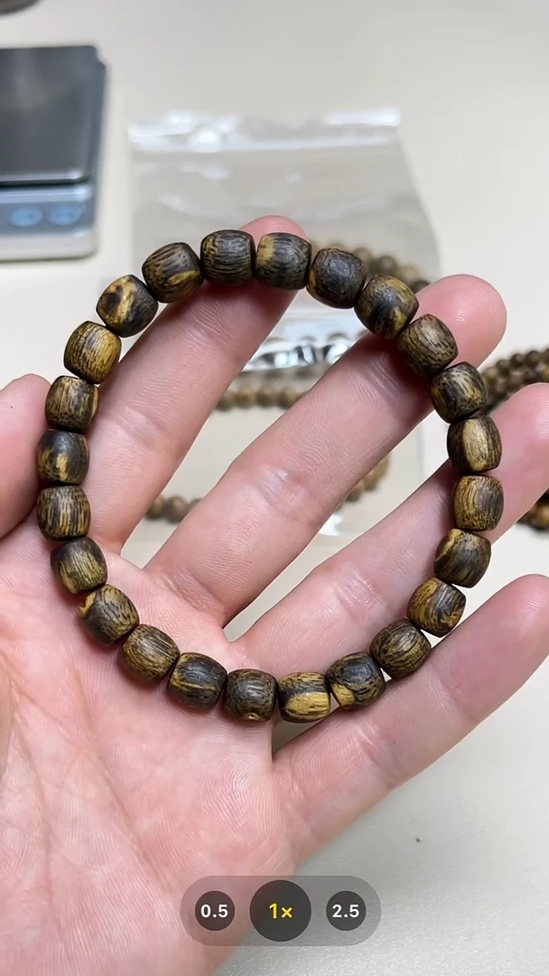 沉香手串种植沉香手串单圈0.8/7克+