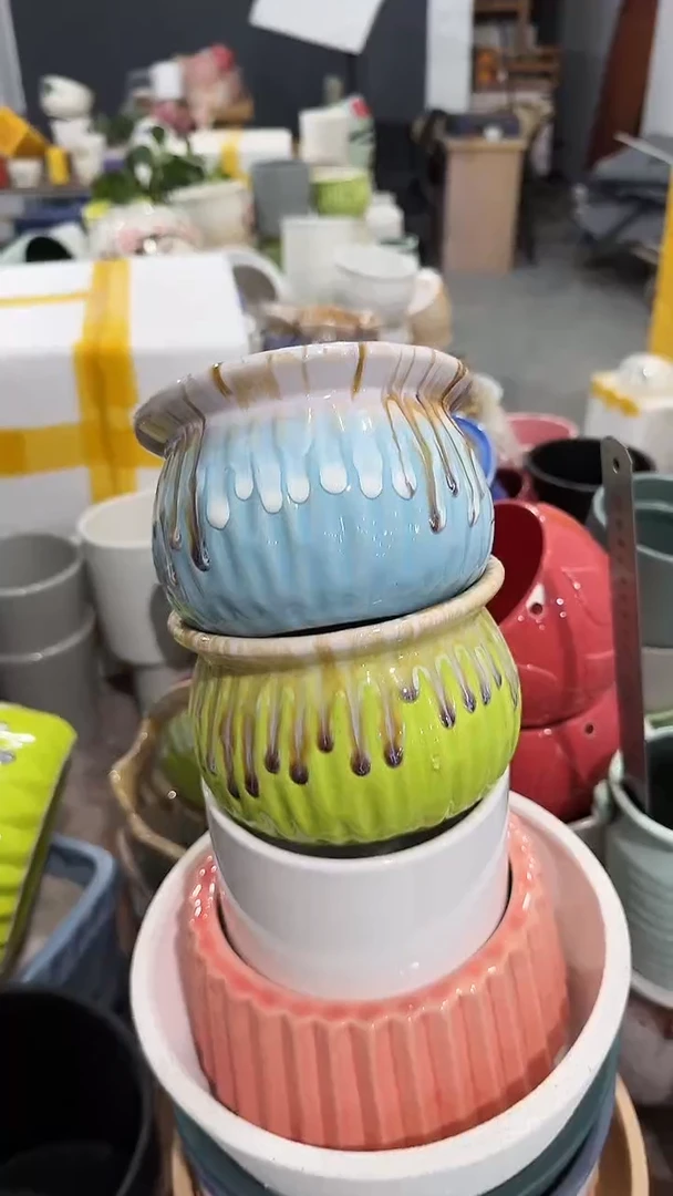 高温陶瓷花盆+E140